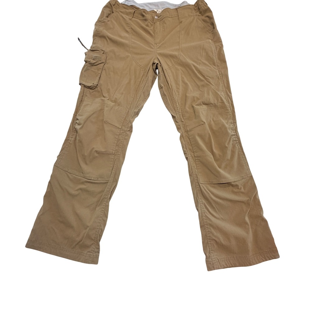 Duluth Trading Co Cargo Pants Womens 14x31 Brown Stretch Gorpcore Workwear